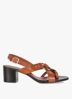 Soeur FLORENTINE - Hoge, Leren Sandalen | Bruin