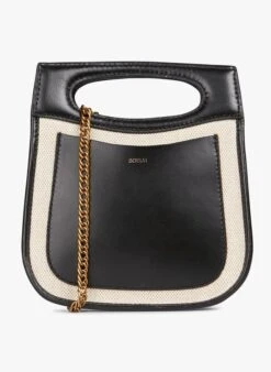 Soeur CHERI MINI - Kleine Tas Van Leer En Stof | Beige