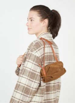 LE MINI SOHNA - Schoudertas Van Splitleer | Bruin