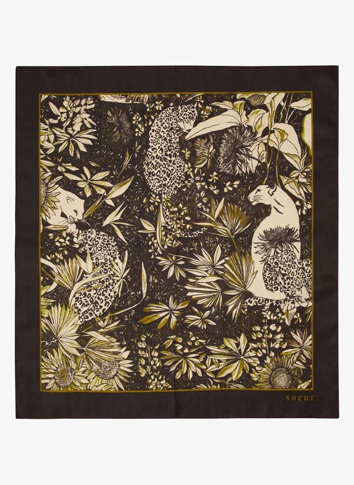 Soeur DALTON - Zijden Foulard Met Print | Veelkleurig - Afbeelding 2