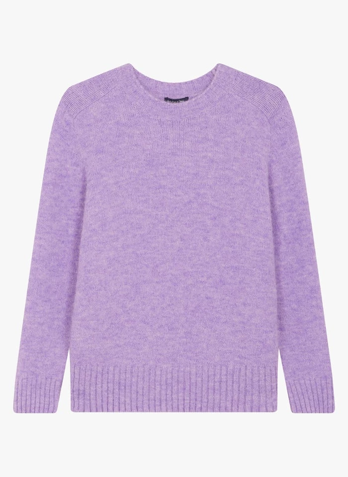 Soeur ENVIE - Gebreide Trui Met Ronde Hals | Violet - Afbeelding 3