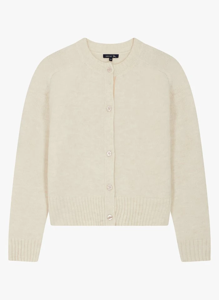 Soeur LYNE - Kort Vest Met Knoopsluiting | Beige - Afbeelding 3