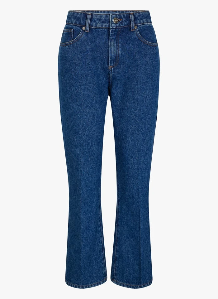 Soeur FRANCISCO - Katoenen Jeans Met Wijd Uitlopende Pijpen | Jeans Verschoten - Afbeelding 4