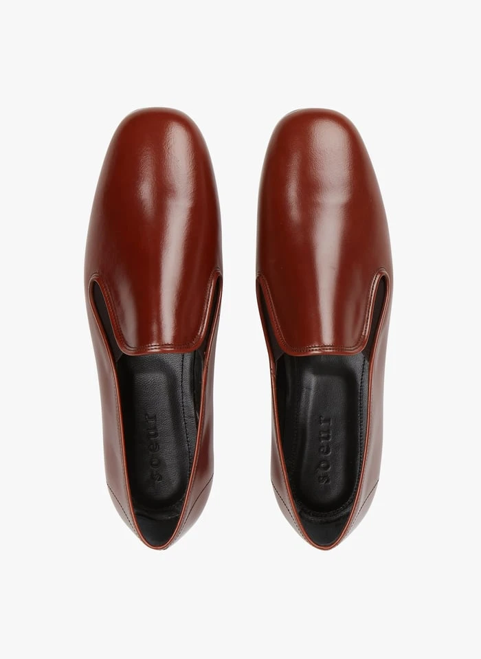 Soeur PACHA - Gladde, Leren Loafers | Bruin - Afbeelding 3
