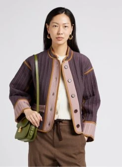 Soeur PATCHOULI - Katoenen Jasje Met Ronde Hals |