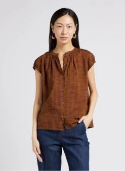 Soeur VOISINE - Gestreepte, Katoenen Top | Veelkleurig