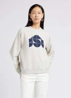 Soeur THIBAULT - Oversized, Katoenen Sweater | Grijs