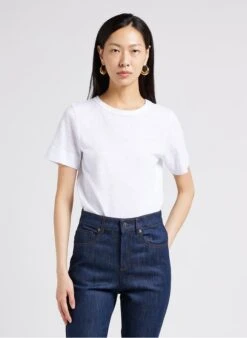 Soeur CYRIL - T-shirt Met Ronde Hals Katoenblend | Wit