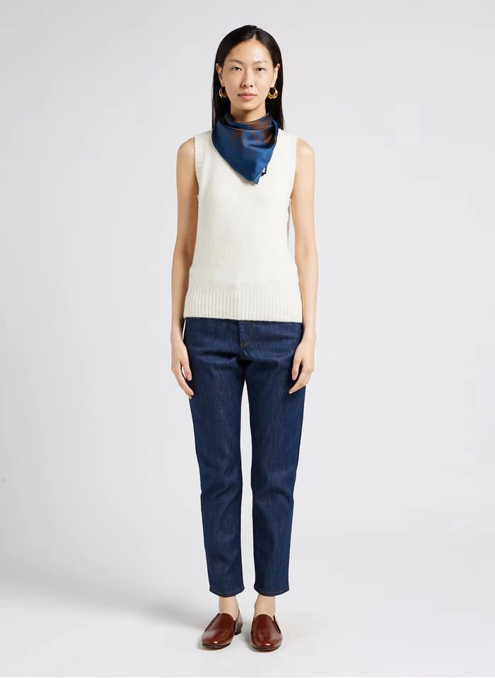 Soeur NAMASTE - Zachte, Gebreide Trui Met Ronde Hals | Beige - Afbeelding 5