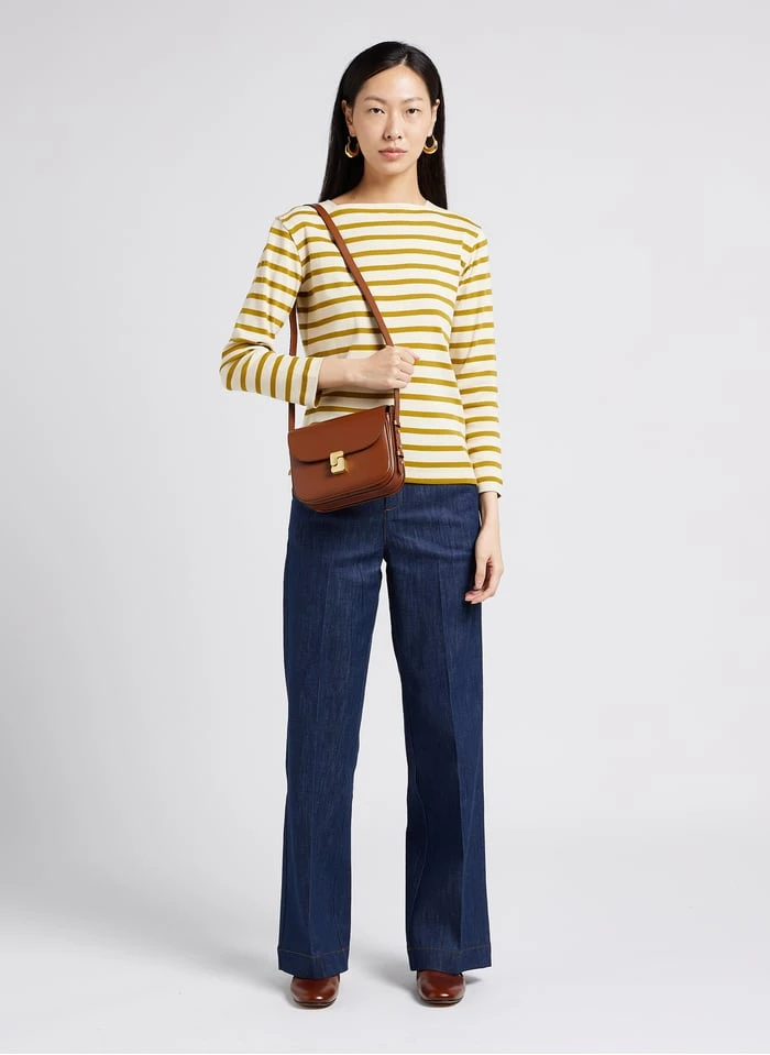 Soeur KATY - Gestreept Shirt Met Boothals | Veelkleurig - Afbeelding 5