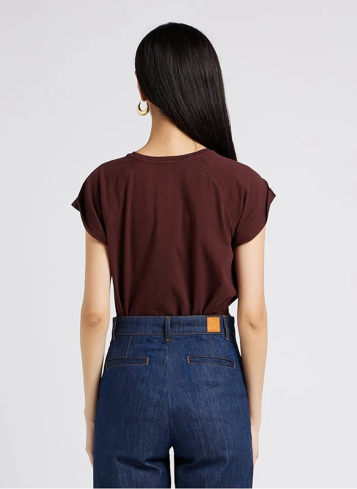 Soeur VALENTINA - T-shirt Met Ronde Hals En Zeefdruk Katoenblend | - Afbeelding 2