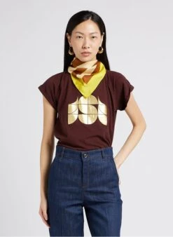 Soeur VALENTINA - T-shirt Met Ronde Hals En Zeefdruk Katoenblend |