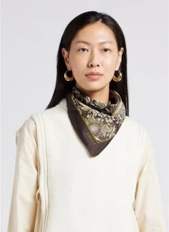 Soeur DALTON - Zijden Foulard Met Print | Veelkleurig