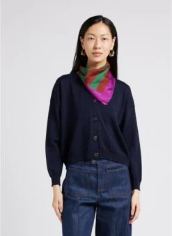 Soeur IDEM - Wollen Vest Met Knoopsluiting | Blauw