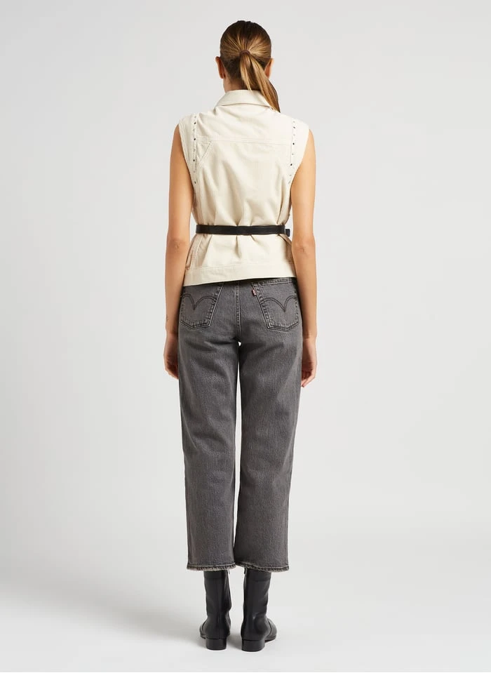 Soeur ECAILLE - Platte, Gladde Leren Enkellaarzen | Zwart - Afbeelding 7