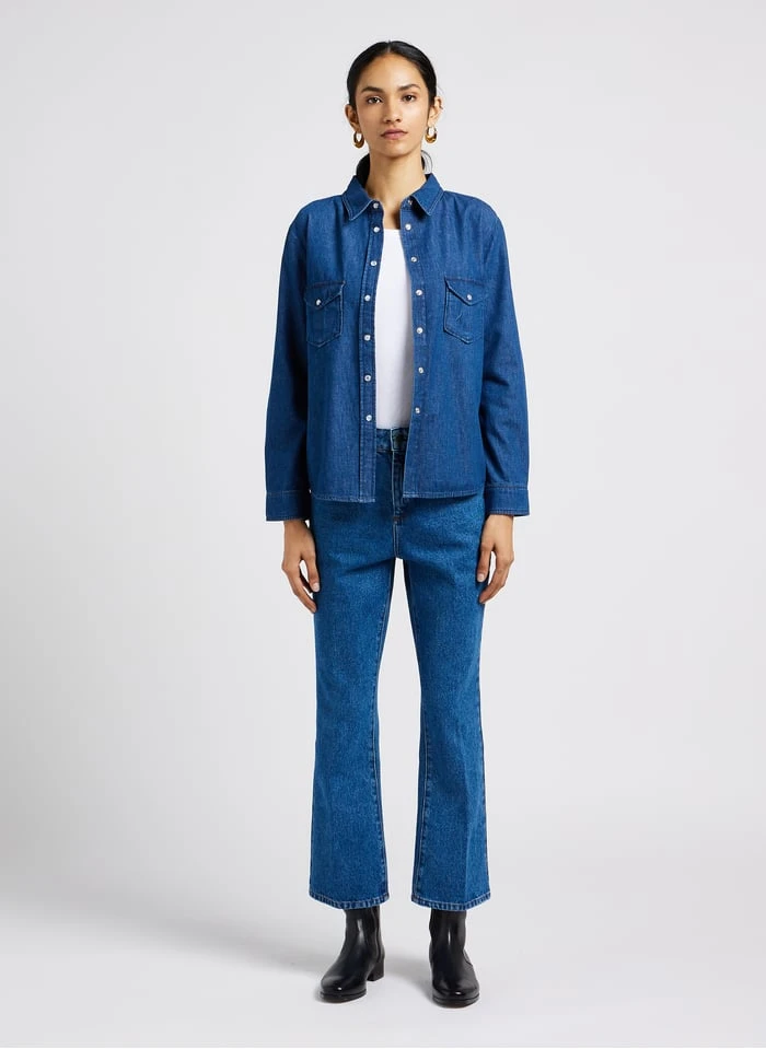 Soeur FRANCISCO - Katoenen Jeans Met Wijd Uitlopende Pijpen | Jeans Verschoten - Afbeelding 19