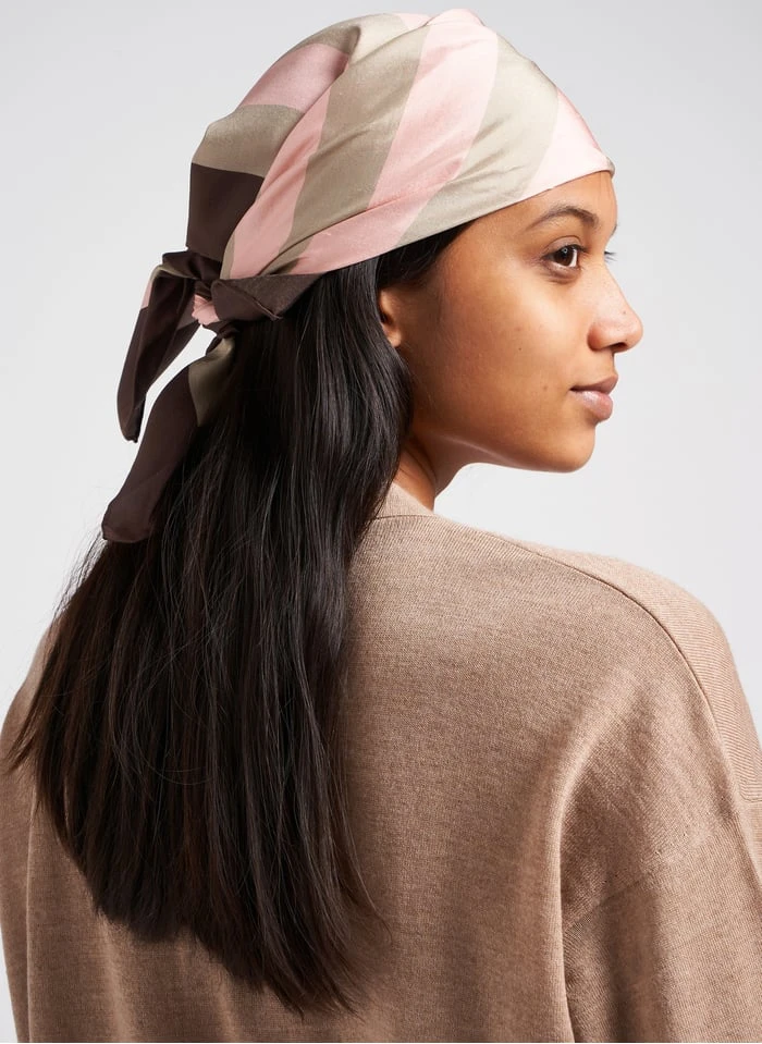 Soeur CARRE - Zijden Foulard | Veelkleurig - Afbeelding 2