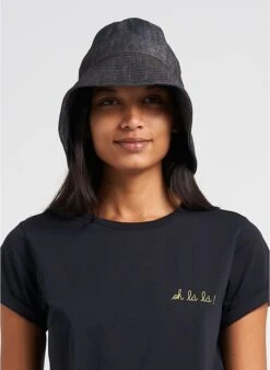 Soeur TORNADE - Bobhoedje Van Katoenen Spijkerstof | Jeans Onbewerkt