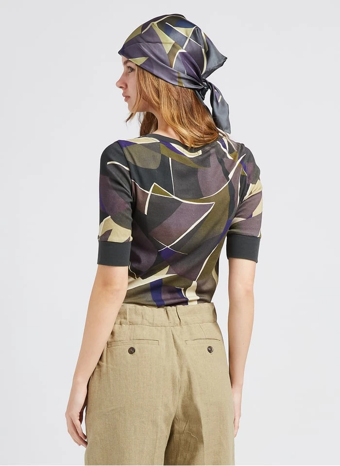 Soeur MONALISA - T-shirt Van Katoenjersey Met Print | Grijs - Afbeelding 2