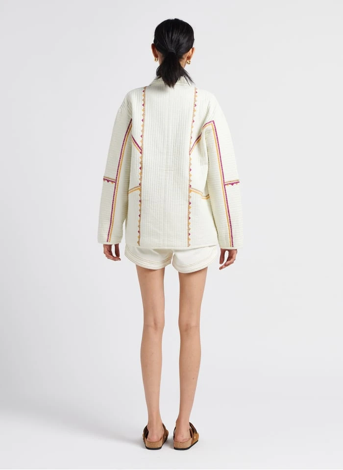 Soeur SLEEPY - Platte, Leren Klompen | Wit - Afbeelding 9