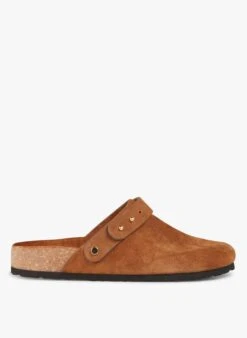 Soeur SLEEPY - Platte, Leren Klompen | Wit