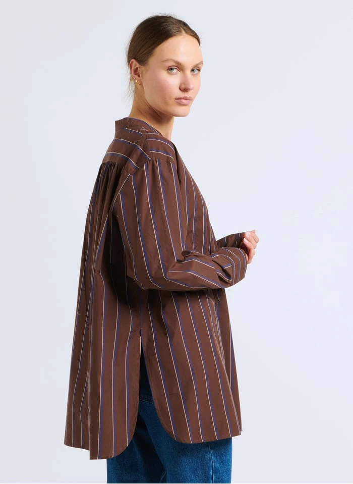 Soeur SEVILLE - Katoenen Top Met Maokraag | Veelkleurig - Afbeelding 2