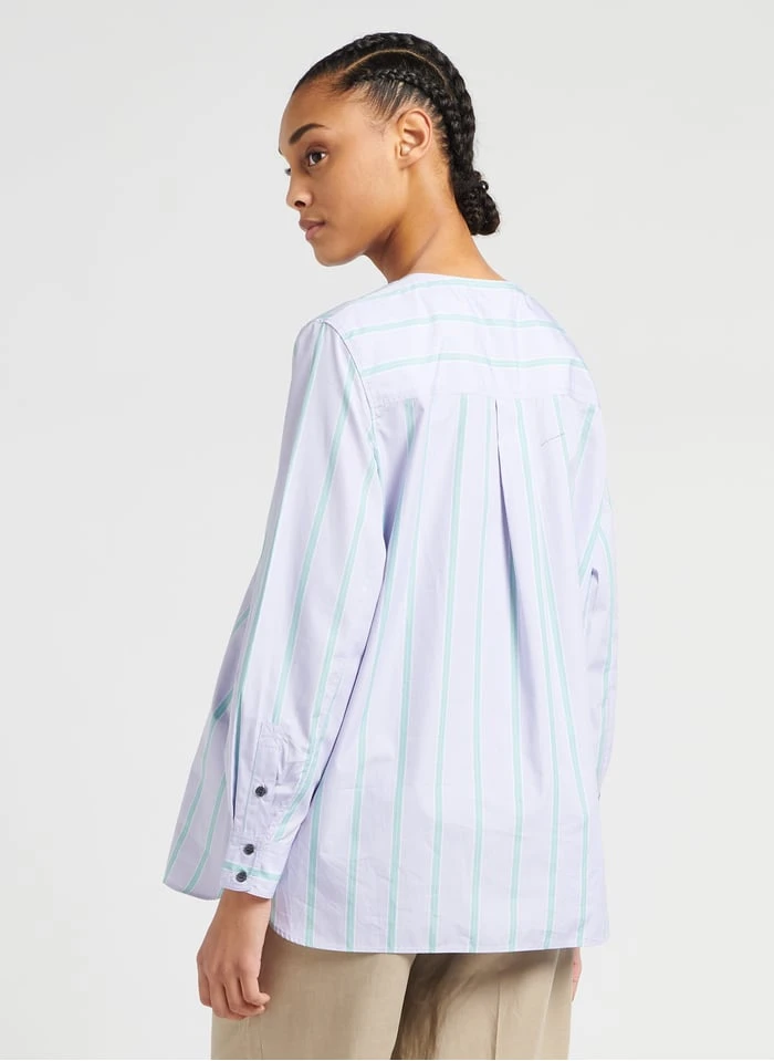 Soeur THALIE - Gestreepte Blouse Van Katoenpopeline | Gestreepte - Afbeelding 2