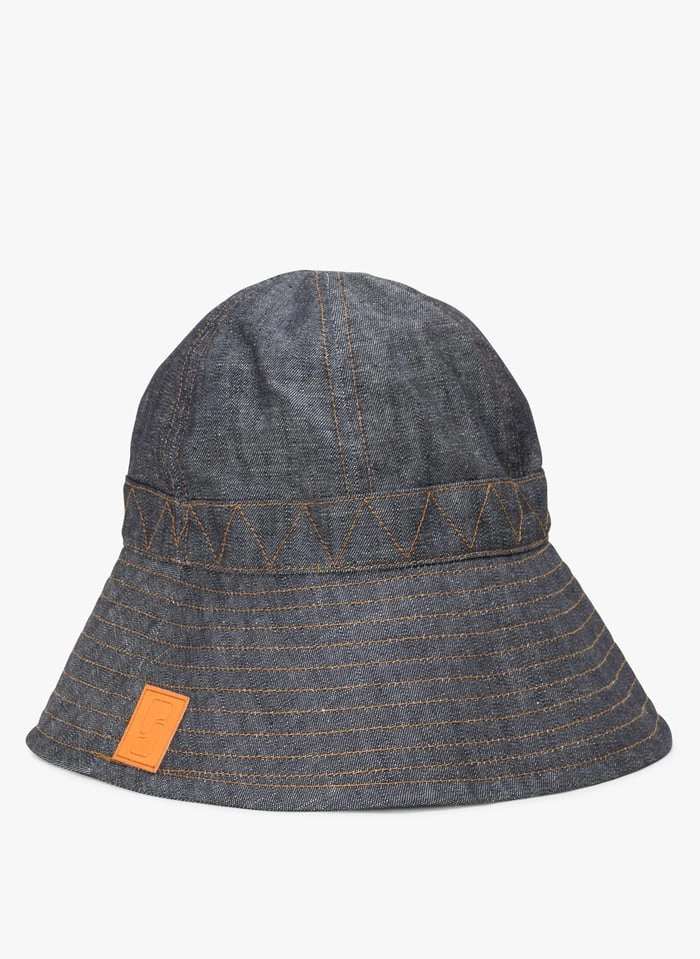 Soeur TORNADE - Bobhoedje Van Katoenen Spijkerstof | Jeans Onbewerkt - Afbeelding 2