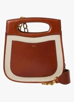 Soeur CHERI - Schoudertas Van Twee Soorten Stof | Veelkleurig