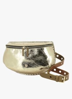 LA NEW LILI - Glanzend, Leren Heuptasje | Bruin