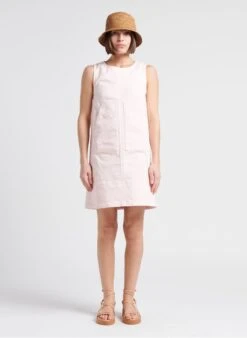 Soeur MITSOUKO - Korte Trapeziumjurk Van Gemengde Katoen | Roze