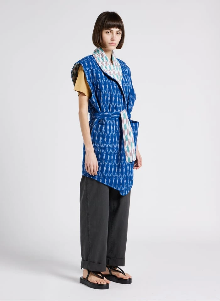 Soeur THABOR - Wijde, Katoenen Broek Met Verwassen Effect | Grijs - Afbeelding 8